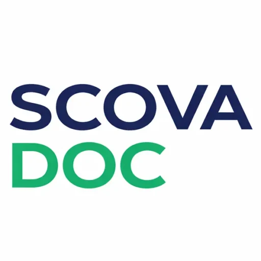 Scovadoc Website Logo wird angezeigt